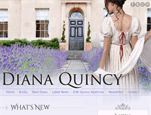 Tablet Screenshot of dianaquincy.com